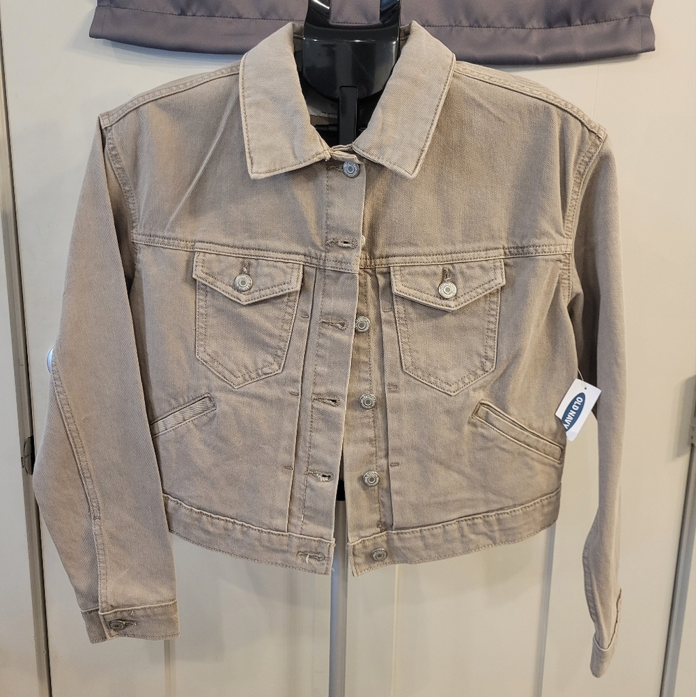 Old Navy Brown/Tan Denim Jacket
